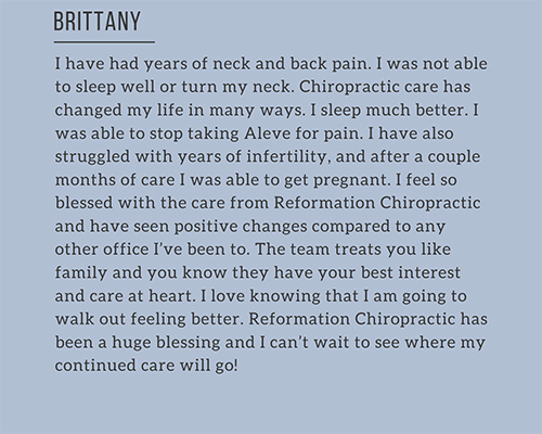 Chiropractic Oakland FL Brittany Testimonial