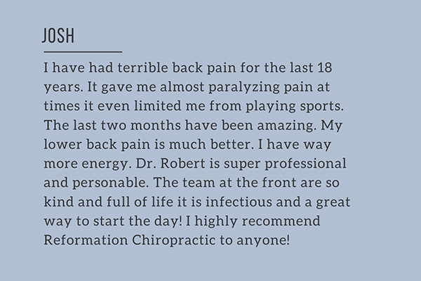 Chiropractic Oakland FL Josh Testimonial