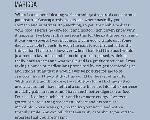 Chiropractic Oakland FL Marissa Testimonial