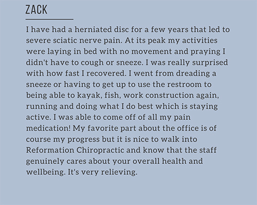 Chiropractic Oakland FL Zack Testimonial